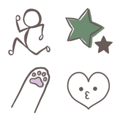 Jのシンプル絵文字.の絵文字メイン画像
