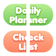 [LINE絵文字] Topic Planner for working ＆ daily (Set1)の画像
