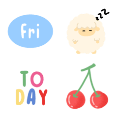 [LINE絵文字] Easy cute  emojiの画像