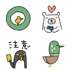 mottoの一重動物絵文字♡3の絵文字メイン画像