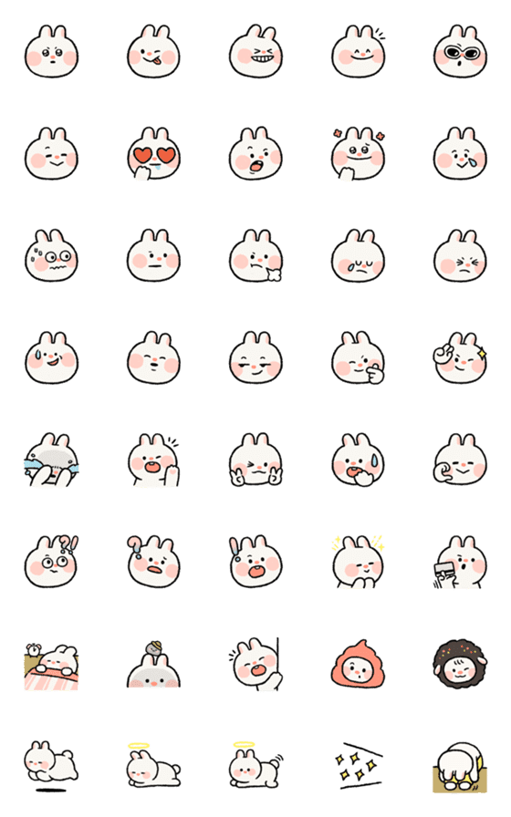 [LINE絵文字]Han Tokki Emojiの画像一覧