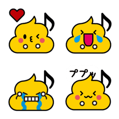 [LINE絵文字] うんこおんぷちゃんの画像