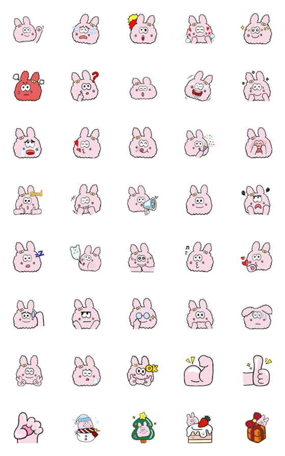 [LINE絵文字]Buru Rabbitの画像一覧