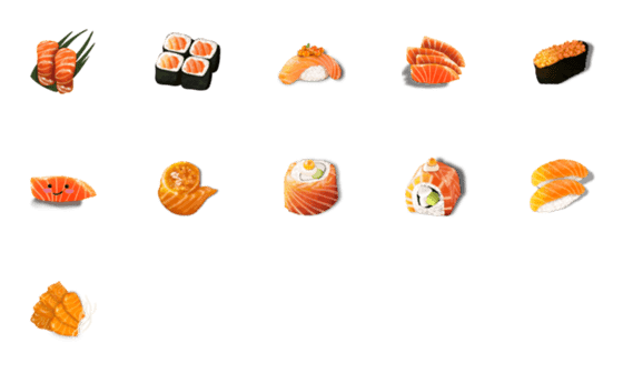 [LINE絵文字]SALMON LOVERの画像一覧