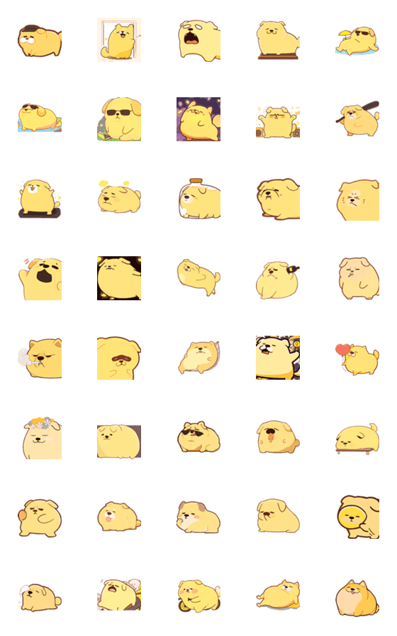 [LINE絵文字]MangGou_2(2023 LET'S DRAW)の画像一覧