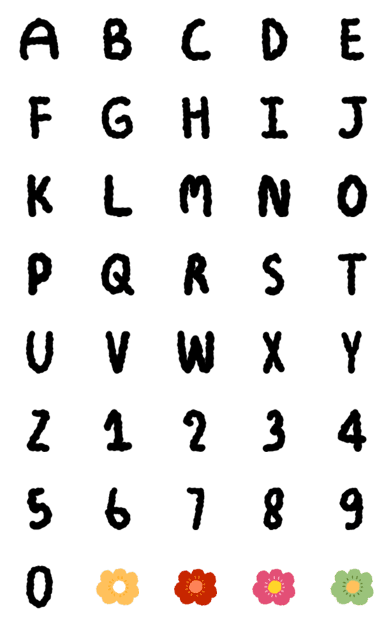 [LINE絵文字]Cute emoji 4 uの画像一覧