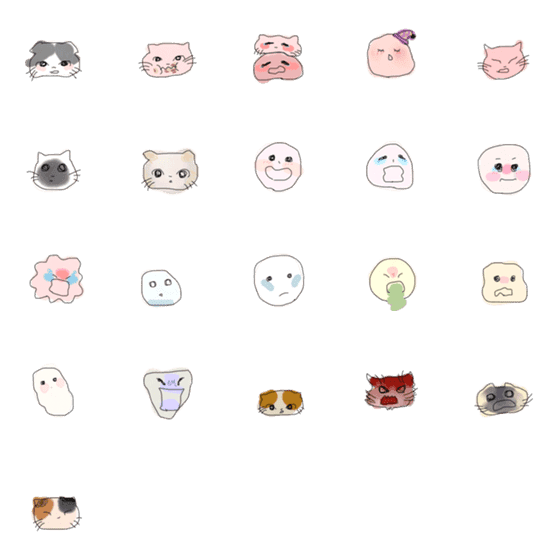 [LINE絵文字]気分屋ときどきねこの画像一覧