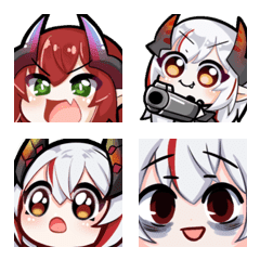 [LINE絵文字] huahua's emote 3の画像