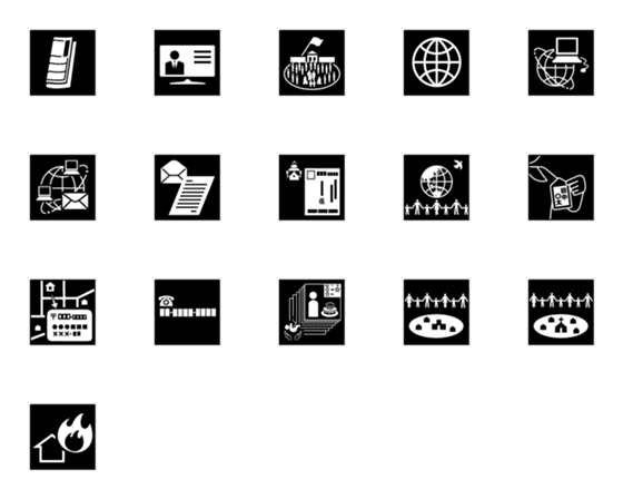 [LINE絵文字]ピクトグラム 社会・その他【修正版】の画像一覧