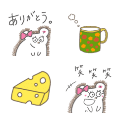 [LINE絵文字] 自由なハリネズミ1の画像