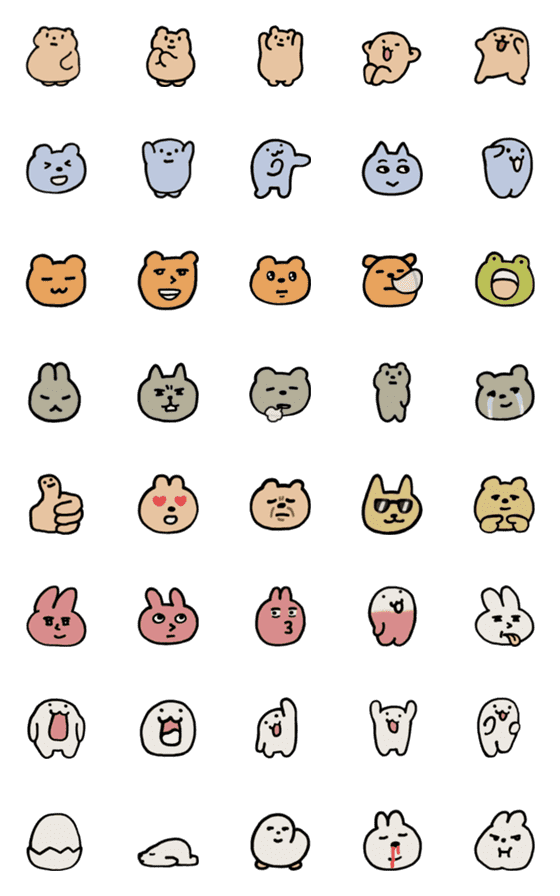 [LINE絵文字]little dotの画像一覧