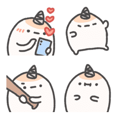 [LINE絵文字] UnicornMochi move Emoji 1.0の画像