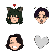 [LINE絵文字] anna emoji w/ TOKUNOUの画像