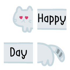[LINE絵文字] Momo cat : cute emoji ep.2の画像