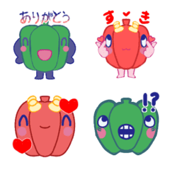常闇 甘唐辛子の絵文字の絵文字メイン画像