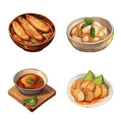 [LINE絵文字] Food delicious emoji 2の画像