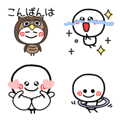 [LINE絵文字] ▶動くうずまきほっぺの画像