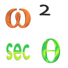 mathematics stickersの絵文字メイン画像