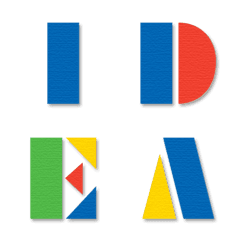 [LINE絵文字] 色画用紙 アルファベット 絵文字の画像
