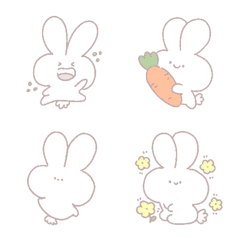 [LINE絵文字] Gigi the cute little rabbitの画像