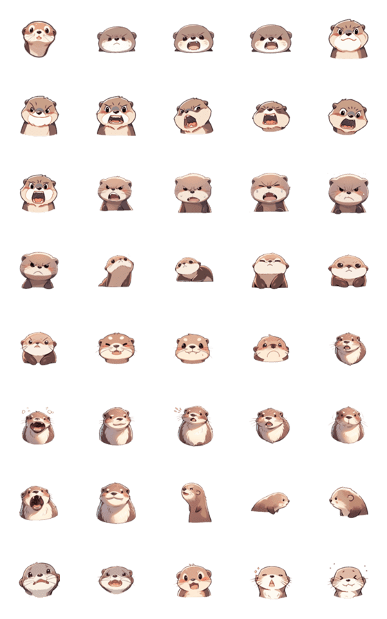 [LINE絵文字]otter pupの画像一覧