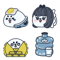 [LINE絵文字] 2023 LET'S DRAW : Boba Little Seal Emojiの画像