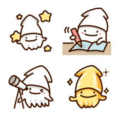 [LINE絵文字] イカの日常色々絵文字の画像