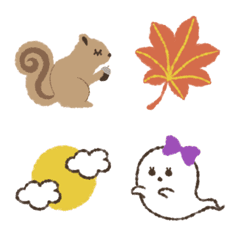 [LINE絵文字] 大人カラフル♡AUTUMN mixの画像