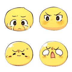 [LINE絵文字] お天気ステッカー-ムーンフェイスの画像