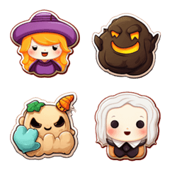 [LINE絵文字] Halloween pumpkin feels emojiの画像