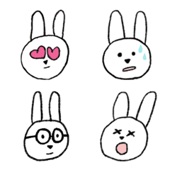 [LINE絵文字] ugly rabbitの画像