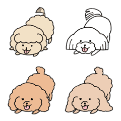 [LINE絵文字] アルパカ犬の千夢 002の画像