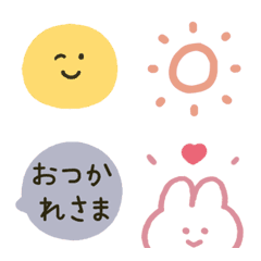 [LINE絵文字] 毎日使える♡線画♡の画像