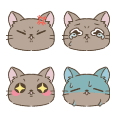 [LINE絵文字] just a cute catの画像