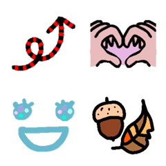 [LINE絵文字] Cute and colorful emojisの画像