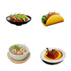 [LINE絵文字] international food cuteの画像