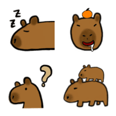 [LINE絵文字] Capybaraaaaaaaaaaaaaaaaa fixの画像