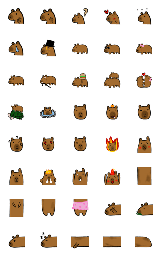 [LINE絵文字]Capybaraaaaaaaaaaaaaaaaa fixの画像一覧