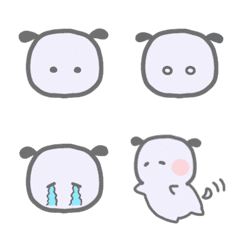 [LINE絵文字] ちっちゃな白い子。の画像