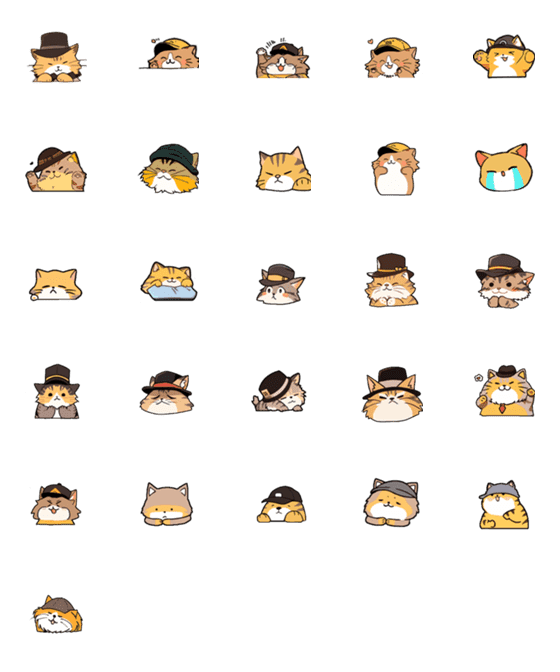 [LINE絵文字]MaruCat: Maru's emojiの画像一覧