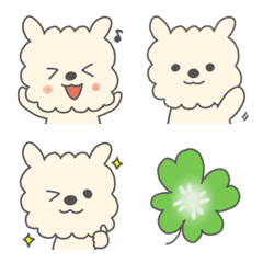 ふわふわんのシンプル絵文字の絵文字メイン画像