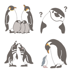 [LINE絵文字] ペンギンたちの日常絵文字の画像
