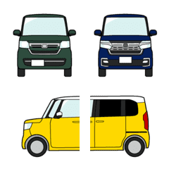 [LINE絵文字] 愛車の絵文字 -軽ハイトワゴン編の画像