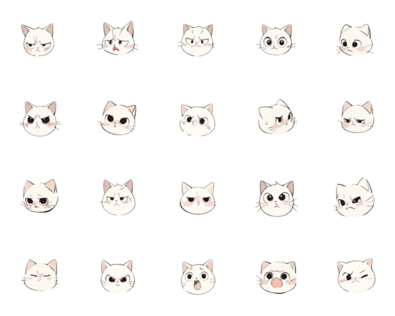 [LINE絵文字]angry meow cat ._.の画像一覧