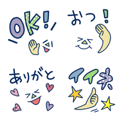 [LINE絵文字] 動く毎日楽しい絵文字の画像