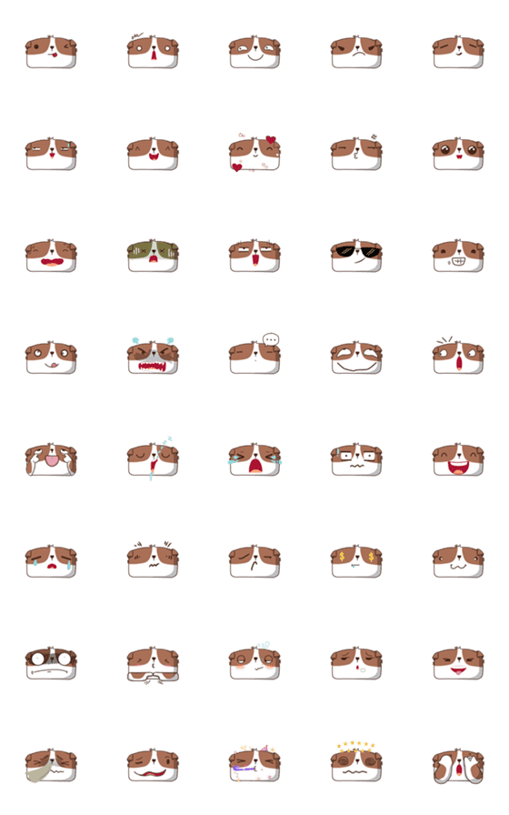 [LINE絵文字]PumPui and nongHebの画像一覧