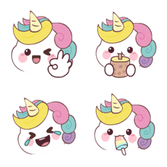 [LINE絵文字] Rainbow Poni 3 (Emoji)の画像