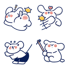 [LINE絵文字] fishandmi.life_Cute Fat Dog2の画像