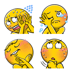 [LINE絵文字] Yellow Eggs pecial Emoji so cute.の画像