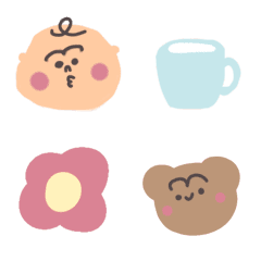 [LINE絵文字] baby tsunagarimayuge！！の画像